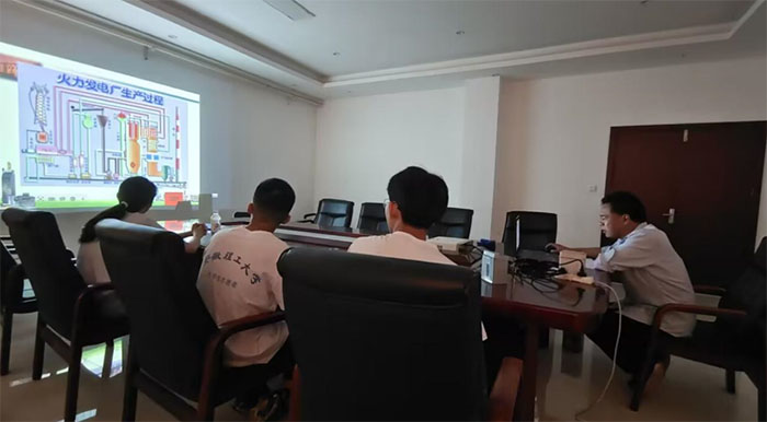 可再生能源進(jìn)展的見證----安徽理工大學(xué)社會(huì)實(shí)踐團(tuán)隊(duì)參觀亳州國(guó)禎生物質(zhì)發(fā)電廠