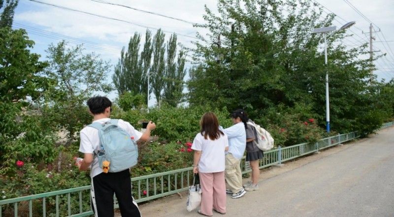 塔里木大學信息工程學院助力英買力村鄉(xiāng)村振興，拍攝宣傳點亮發(fā)展新途