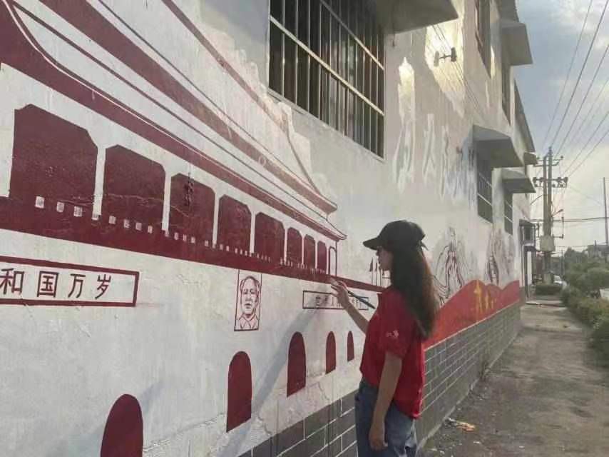 安陽工學院三下鄉(xiāng)觀察團:小我融大我，富強路有我開展活動