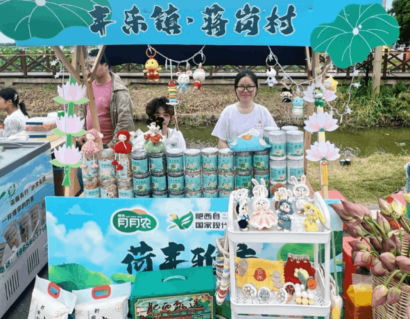 荷香四溢時(shí)，青春助農(nóng)忙 ——合肥大學(xué)城市建設(shè)與交通學(xué)院“三下鄉(xiāng)”助力肥西豐樂荷花節(jié)