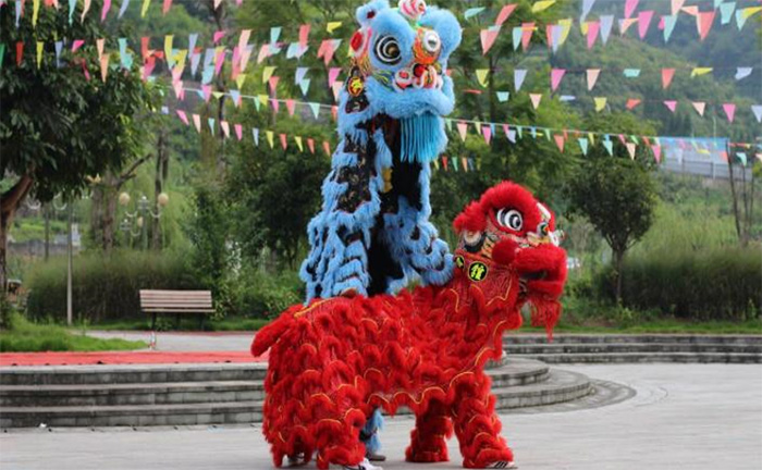 重外漢教學子“三下鄉(xiāng)”：千年技藝傳承，讓龍駒獅舞“活”
